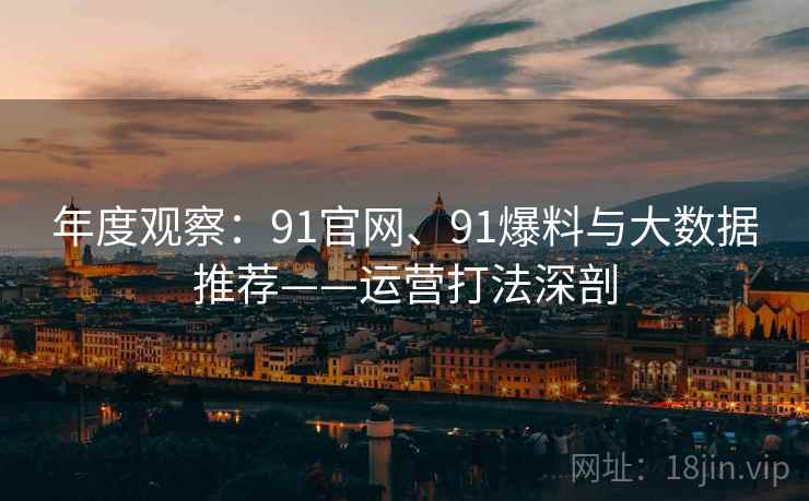 年度观察:91官网、91爆料与大数据推荐——运营打法深剖 年度观察:91官网、91爆料与大数据推荐——运营打法深剖