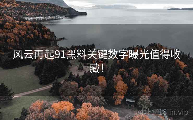 风云再起91黑料关键数字曝光值得收藏! 风云再起91黑料关键数字曝光值得收藏!