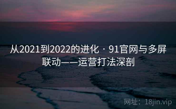 从2021到2022的进化 · 91官网与多屏联动——运营打法深剖 从2021到2022的进化 · 91官网与多屏联动——运营打法深剖